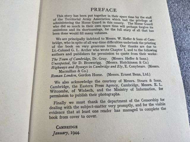 43) Good Original WW2 Book We Also Served. The Story of The Home Guard In Cambridgeshire & The Isle of Ely 1940-1943 — image 8