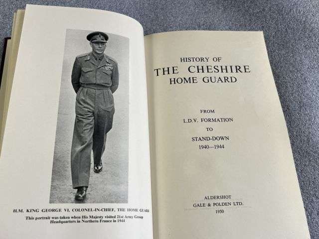 45) Good Original Book History of The Cheshire Home Guard. Printed 1950 — image 5