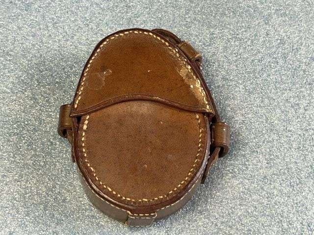 47) Excellent Original Pre WW1 British Officers Verner's Pattern Compass Dated 1910 & Leather Case 1908 — image 16