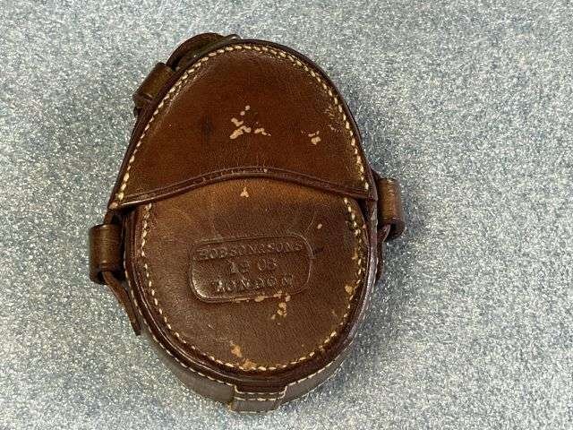 47) Excellent Original Pre WW1 British Officers Verner's Pattern Compass Dated 1910 & Leather Case 1908 — image 18