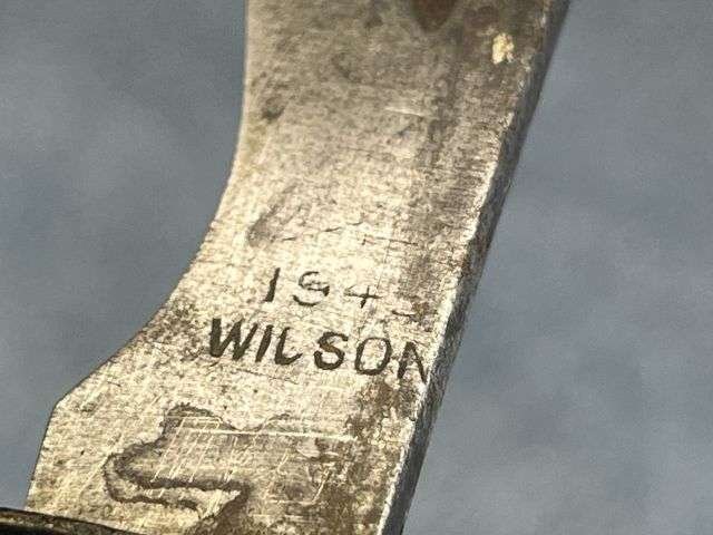 48) Nice Original WW2 British Army Issue Jack Knife Wilson 1943? — image 2