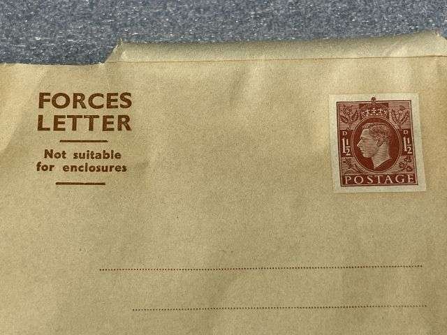 54) Mint Original Un-Used WW2 British Military Forces Letter/Envelope With Printed Postage Stamp — image 5