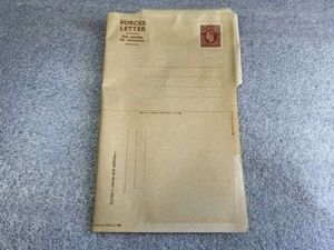 54) Mint Original Un-Used WW2 British Military Forces Letter/Envelope With …