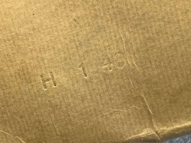 56) Excellent Set of Early WW2 British Army Anti-Gas Eyeshields MKII In Early Card Box Dated January 1940 — image 9