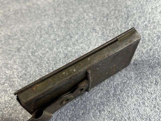 3) Excellent Original WW1 British Made Trench Mirror With Bayonet Fitting — image 2