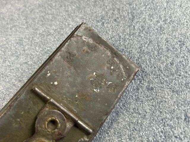 3) Excellent Original WW1 British Made Trench Mirror With Bayonet Fitting — image 3