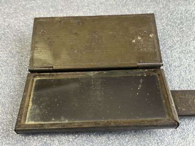 3) Excellent Original WW1 British Made Trench Mirror With Bayonet Fitting — image 7