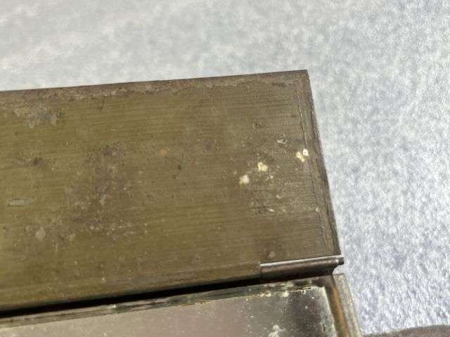 3) Excellent Original WW1 British Made Trench Mirror With Bayonet Fitting — image 8