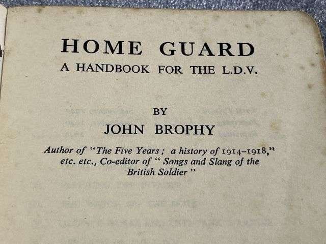 10) Good Original WW2 Home Guard A Handbook For The LDV Dated 1940 — image 4