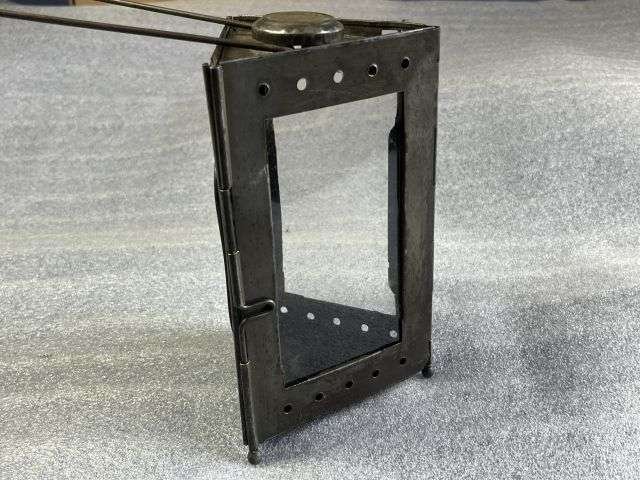 17) Excellent Original French Made WW1 British Army Issue Folding Lantern. Trench Lamp — image 3