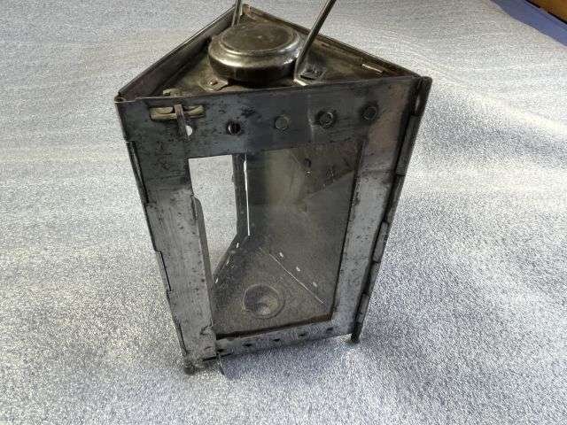 17) Excellent Original French Made WW1 British Army Issue Folding Lantern. Trench Lamp — image 6
