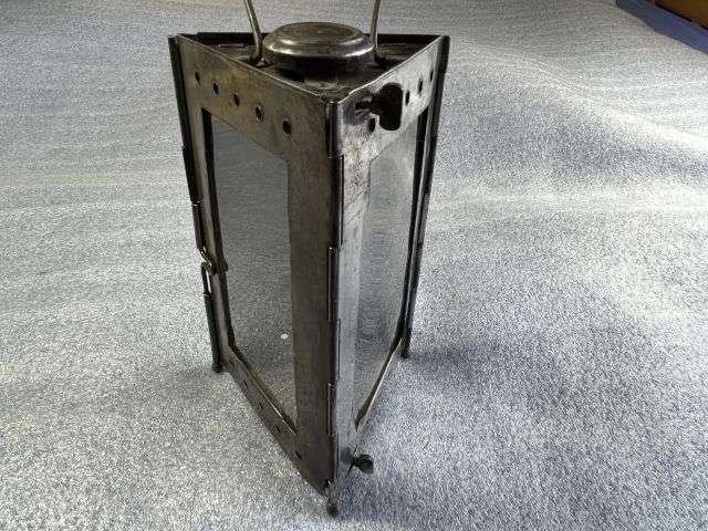 17) Excellent Original French Made WW1 British Army Issue Folding Lantern. Trench Lamp — image 8