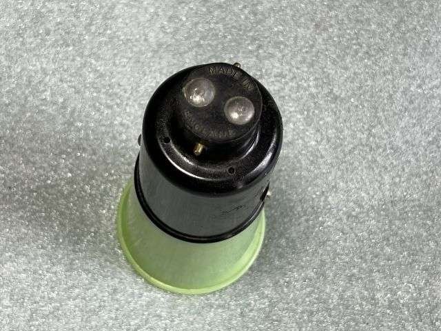 23) Excellent Original WW2 British Osram Home Front Black-out Lamp House Light with Green Shade — image 3