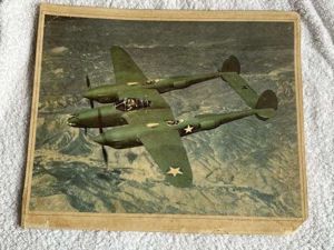 65) Tatty Original WW2 USAAF Picture of the Lockheed Lightning.