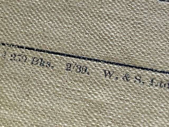 50) Original Un-Used WW2 Navigating Officers Note Book Dated 1939 — image 5