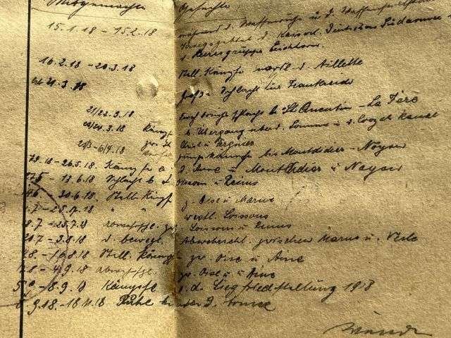 52) Good Original WW1 German Army Militarpas Dated 1917 — image 9