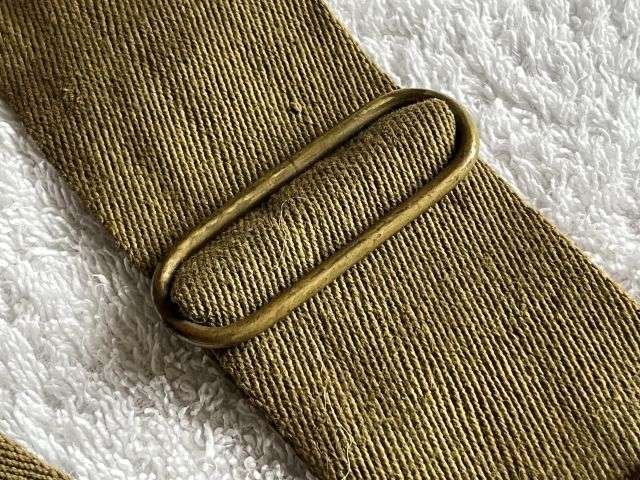 53) Excellent Original WW1 British Army Officers Khaki Webbing Shoulder Strap — image 2