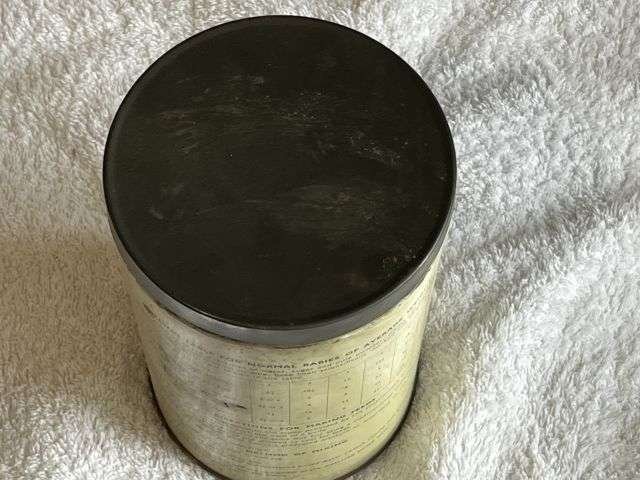 59) Excellent WW2-1950s Empty Ministry of Food National Dried Milk Tin With Some Original Contents — image 2