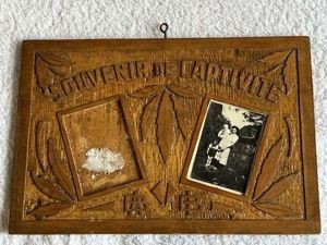62) Interesting Ornate Original Hand Carved WW1 WW2 French POW …