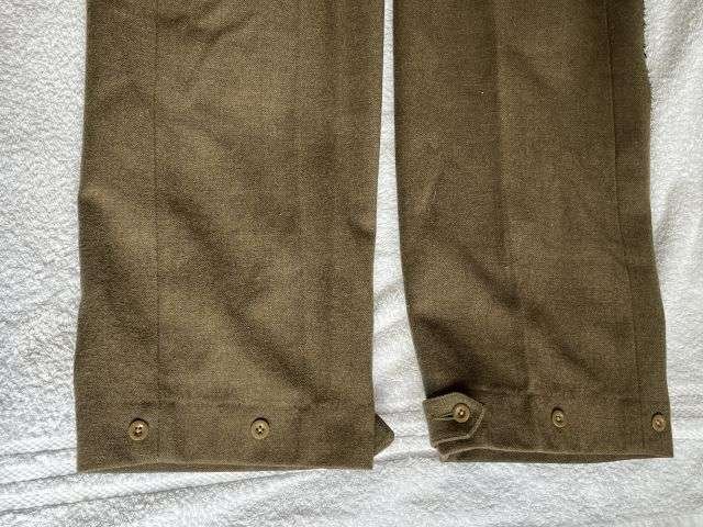 66) Excellent Original WW2 Australian Made Battledress Trousers Size 5 1942 — image 7