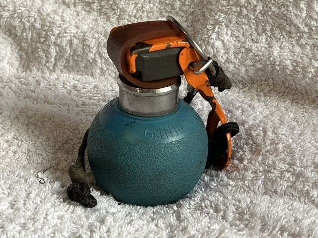 42) Excellent Complete Original Vintage British Army L111A1 Practice Throwing Grenade — image 17