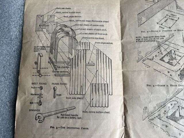 4) Excellent Original WW2 Home Front ARP Issue Rat Tail Spanner For Assembling The Anderson Shelter — image 3