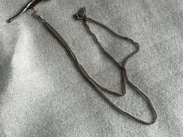 5) Excellent Clean Original WW1 WW2 Royal Navy Bosuns Call Whistle & Neck Chain — image 2