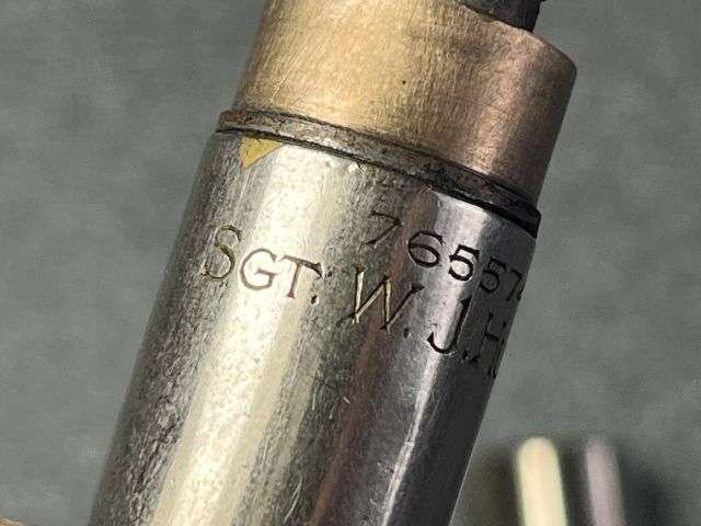 10) Lovely WW2 British Lipstick Type Lighter Named 7655746 Sgt W.J.Hughes. — image 9