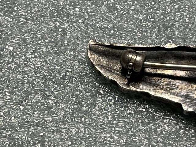 12) Excellent Original WW2 USAAF Pilots Wings Marked Sterling Silver — image 2