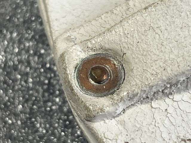 94) Nice Original Vintage Slade Wallace Clay White Bayonet Frog — image 5