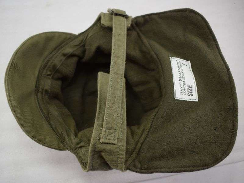 124) Excellent Unissued US Navy Winter Cap N1 NXsx 70201 Dating from June 1944 — image 10