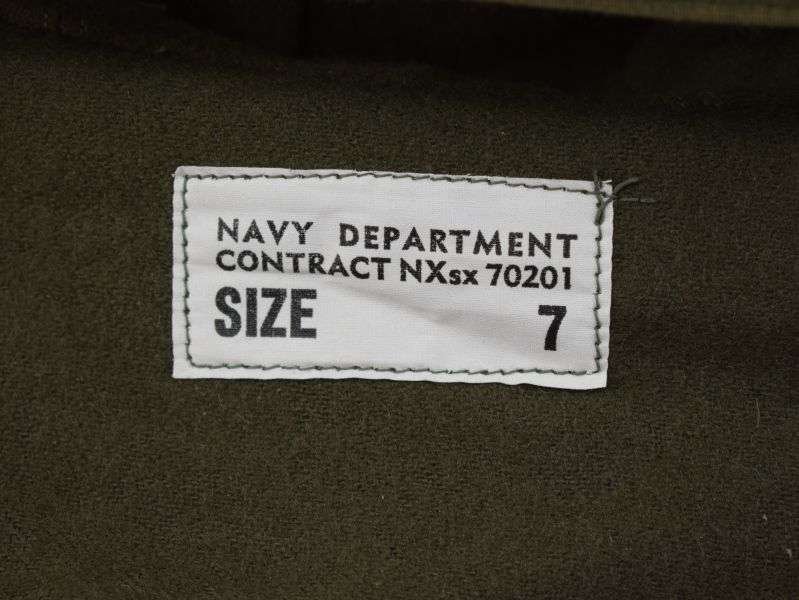 124) Excellent Unissued US Navy Winter Cap N1 NXsx 70201 Dating from June 1944 — image 12