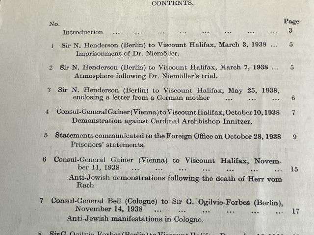 101) Good Original Early WW2 British Pamphlet Papers Concerning The Treatment of German Nationals in Germany 1938-39 — image 9
