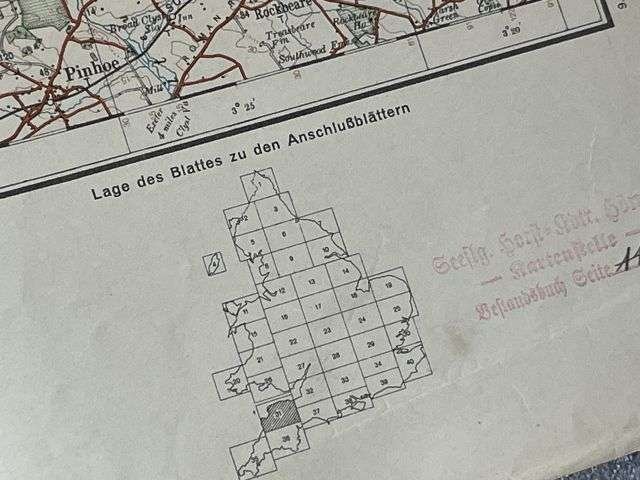 108) Good Original WW2 German Army Map of Barnstable Operation Sealion Planned Invasion of Britain 1940 — image 12