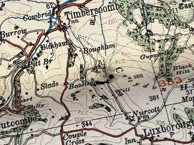 108) Good Original WW2 German Army Map of Barnstable Operation Sealion Planned Invasion of Britain 1940 — image 3