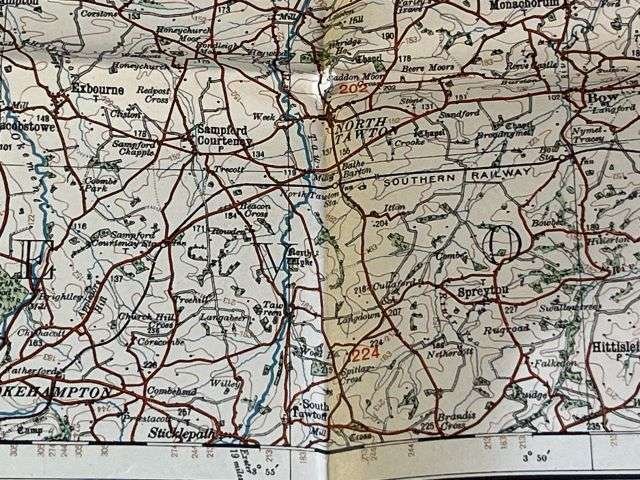 108) Good Original WW2 German Army Map of Barnstable Operation Sealion Planned Invasion of Britain 1940 — image 5