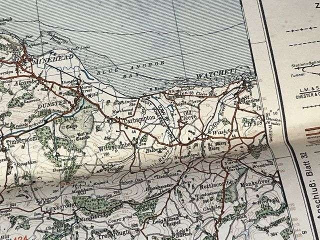 108) Good Original WW2 German Army Map of Barnstable Operation Sealion Planned Invasion of Britain 1940 — image 7