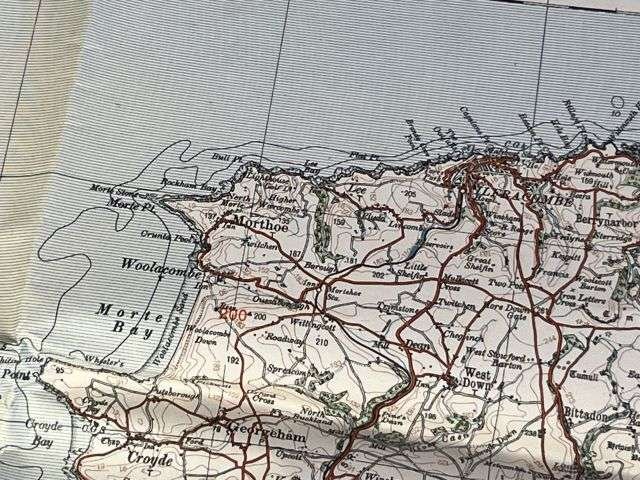 108) Good Original WW2 German Army Map of Barnstable Operation Sealion Planned Invasion of Britain 1940 — image 8