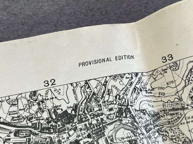 114) Interesting Original WW2 British ARP Map of Manchester Dated 1941 — image 12