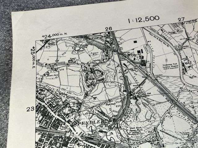 114) Interesting Original WW2 British ARP Map of Manchester Dated 1941 — image 14