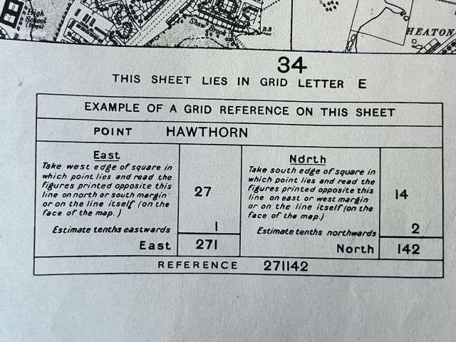 114) Interesting Original WW2 British ARP Map of Manchester Dated 1941 — image 6