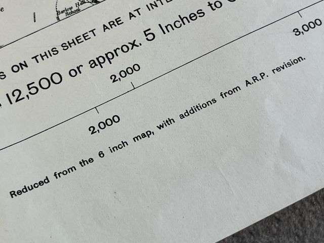 114) Interesting Original WW2 British ARP Map of Manchester Dated 1941 — image 8