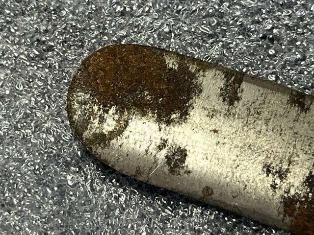 115) Original Unissued WW2 British Military Issue Cutlery Knife With WD Arrow & Faint markings. Black Grip — image 3