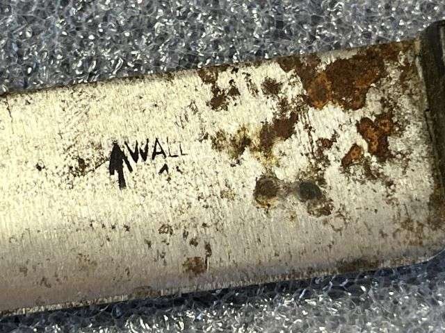 115) Original Unissued WW2 British Military Issue Cutlery Knife With WD Arrow & Faint markings. Black Grip — image 4