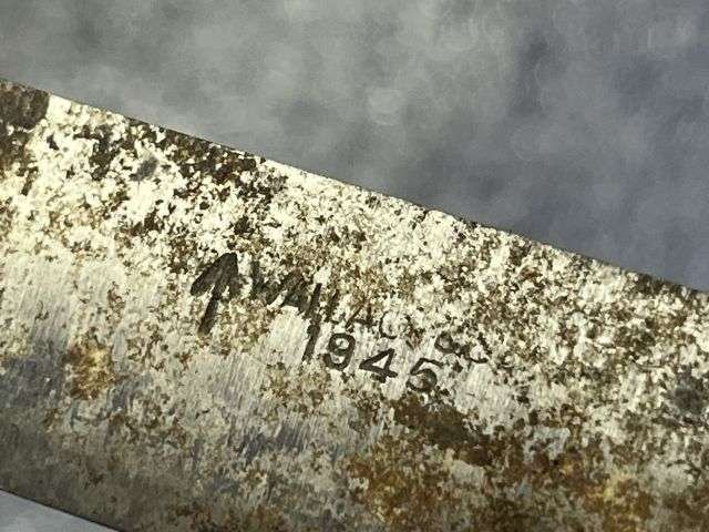 116) Very Nice Original Unissued WW2 British Military Issue Cutlery Knife Clearly Dated 1945 — image 3