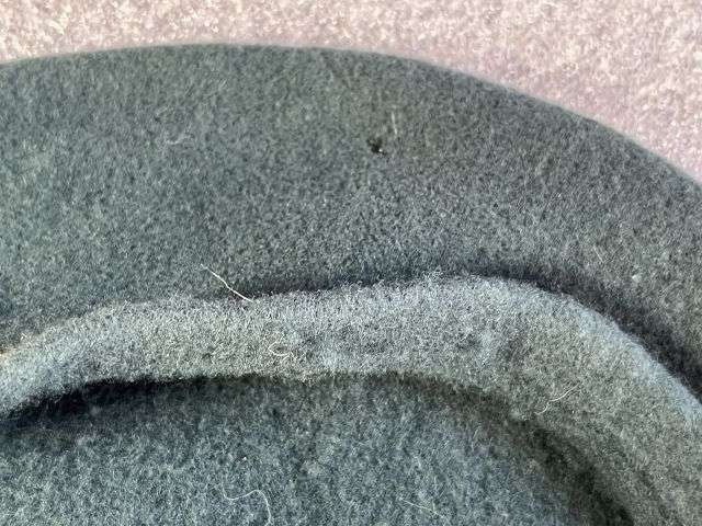 117) Tatty Original WW2 Woman's WVS Civil Defence Marked Beret — image 5