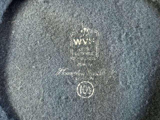 117) Tatty Original WW2 Woman's WVS Civil Defence Marked Beret — image 8