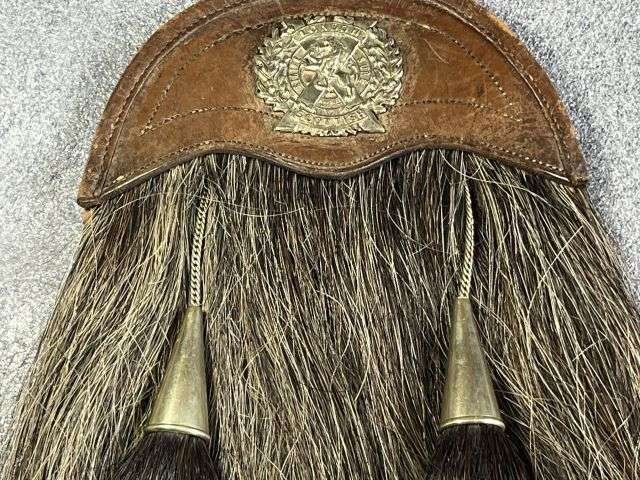 86) Lovely Original Unissued WW1 London Scottish Sporran With Id to 7362 E.Y.Morrison 1916 — image 15