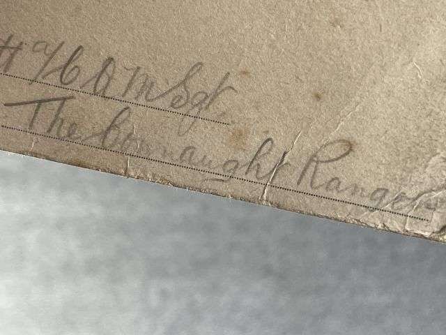 89) Interesting Original WW1 British Post Card From Soldiers In The Connaught Rangers Thanking A Family For a Christmas Gift Parcel 1915 — image 3