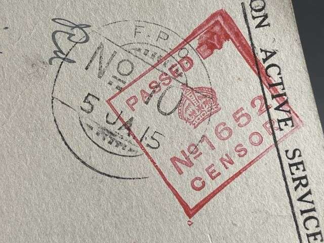 89) Interesting Original WW1 British Post Card From Soldiers In The Connaught Rangers Thanking A Family For a Christmas Gift Parcel 1915 — image 9